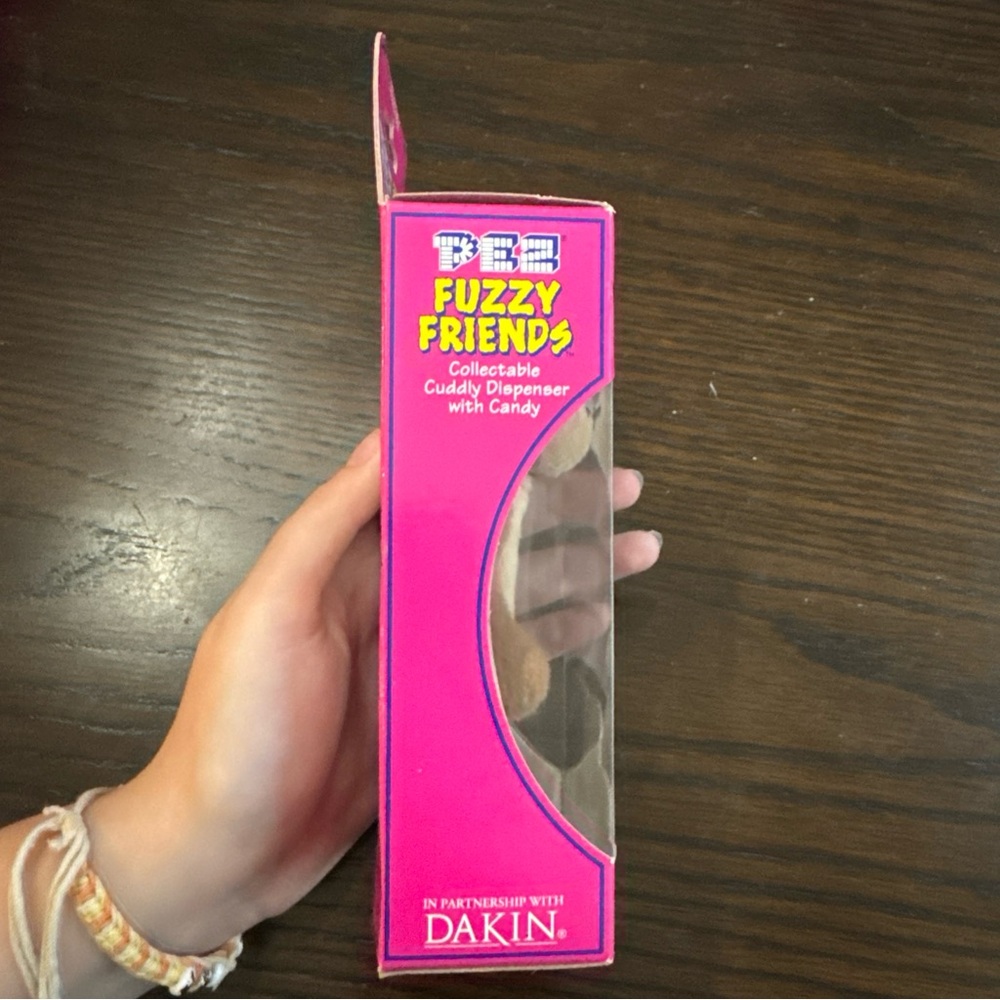 NWT Vintage PEZ Fuzzy Friends By Dakin Buddy Bear Teddy Bear Cuddly Dispenser - Picture 4 of 6